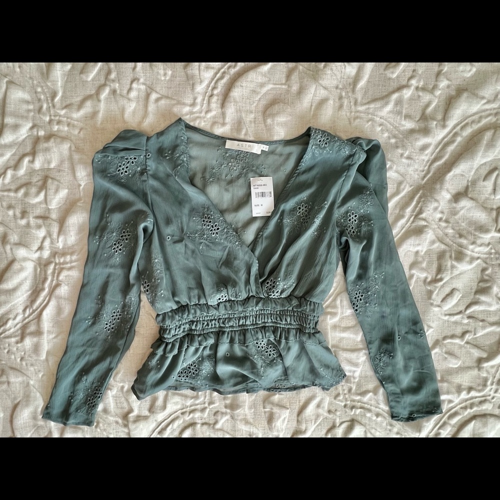ASTR Eyelet Blouse